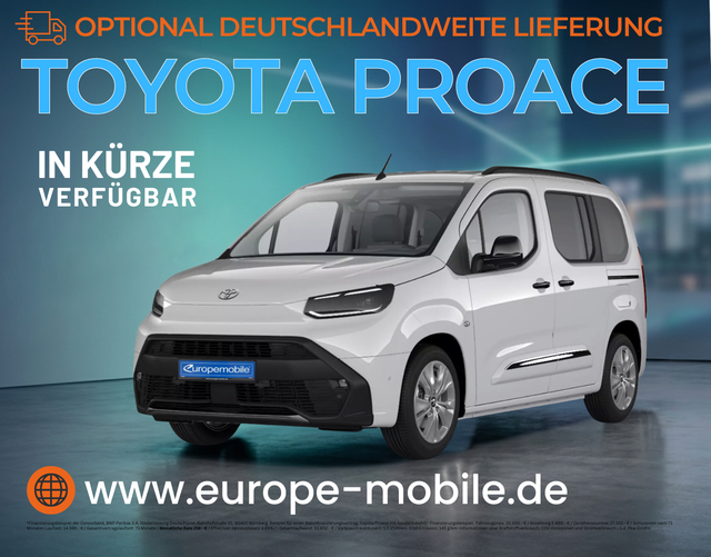 Toyota Proace City - Verso TEAMPLAYER L2 1.5 D-4D 96 kW AT 7-Sitzer (Lager) LED/WINTER/17