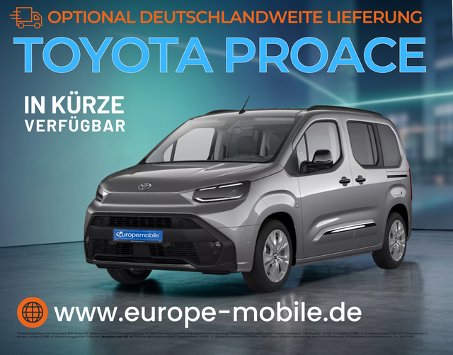 Toyota Proace City - Verso TEAMPLAYER L2 1.5 D-4D 96 kW AT 7-Sitzer (Lager) LED/WINTER/17