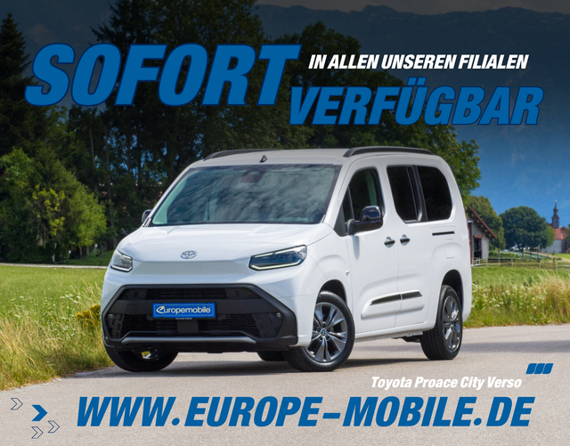 Toyota Proace City - Verso TEAMPLAYER L2 1.5 D-4D 96 kW AT 7-Sitzer (Lager) LED/WINTER/17