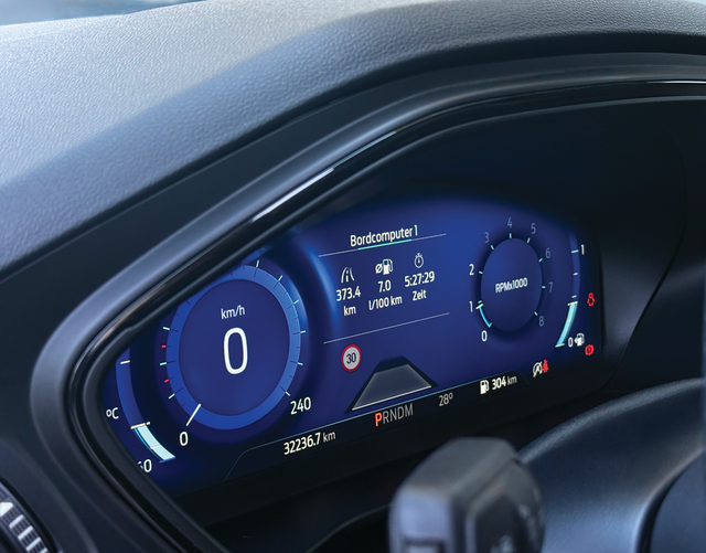 Digitales Cockpit Ford Focus Turnier ST-Line X