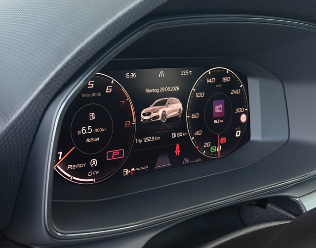 Digitales Cockpit Cupra Leon Sportstourer
