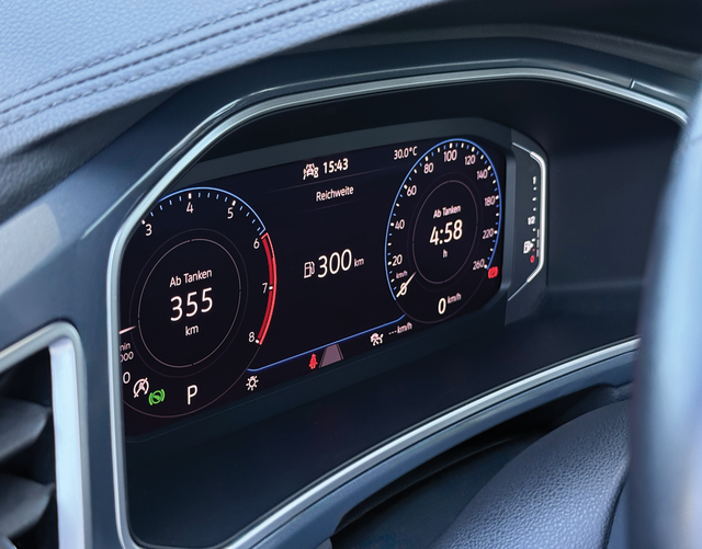 Digitales Cockpit Volkswagen T-Roc Style 1.5 TSI 150 DSG