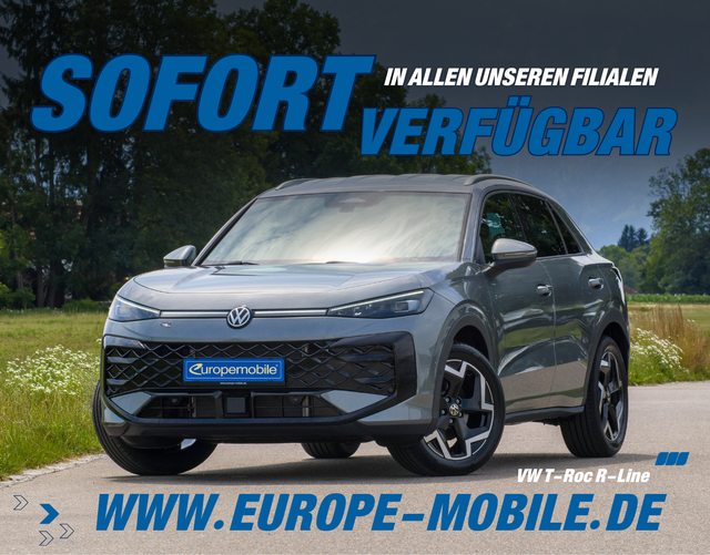 Volkswagen T-Roc - R-Line 1.5 eTSI OPF DSG 150 (Lager) EASY/AHK/SHZ/PARK/UVM.