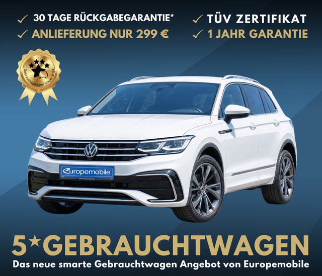 Volkswagen Tiguan - R-Line (D6 Promo) 1.5 TSI OPF ACT DSG 150 (Lager) IQ.LIGHT|SHZ|EASY|PARK|WINTER|NAV|UVM.