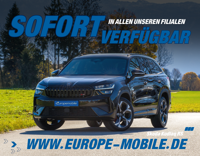 Skoda Kodiaq - H10 RS 2.0 TSI 195kW 4x4 DSG (Vorlauf) 7-SITZE/PANO/MATRIX/AHK/WINTER/4J.GARANTIE/CANTON/UVM.