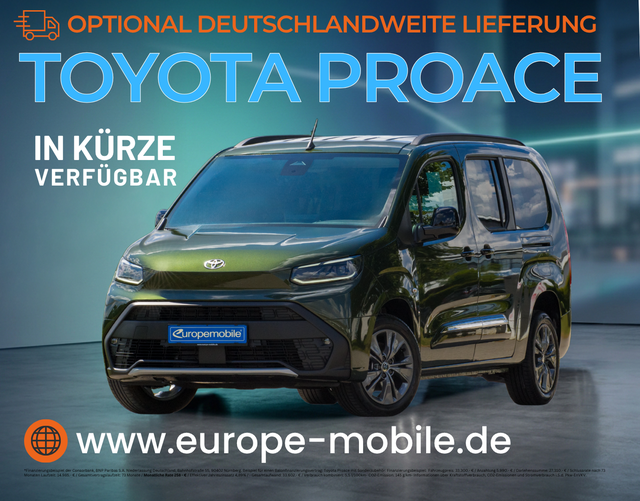 Toyota Proace City Verso - LOUNGE L2 1.2T 81 kW 6MT (Vorlauf) NAVI/7-SITZE/BLIND-SPOT/FRONTSCHEI.HEIZ./UVM.