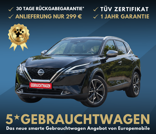 Nissan Qashqai - TEKNA 1.3 DIG-T 160 Xtronic MHEV LED|PANO|NAV|VIRTUAL|HEAD-UP|360°|19