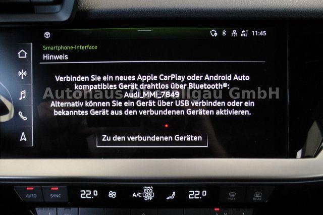Audi A3 Sportback 40 TFSI quattro*AHK*ACC*B&O*Panoram 