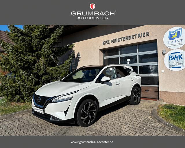 Gebrauchtfahrzeug Nissan Qashqai - 1.3 DIG-T MHEV, Tekna  4x4 AZV Pano 20Zoll 360C Head-up Navi Memory Leder Garantie Vollausstattung