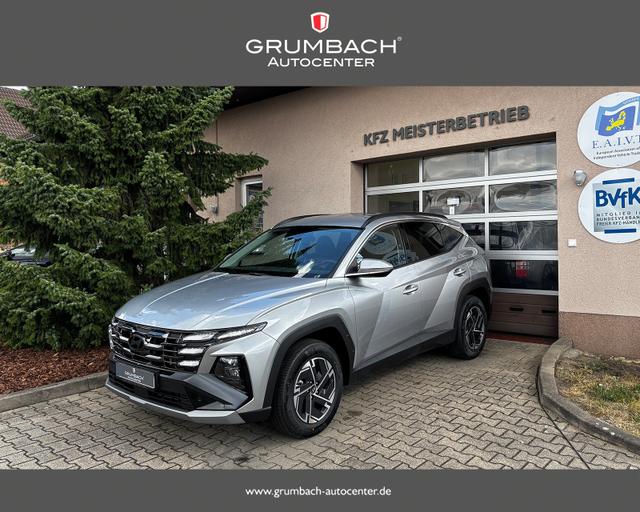 Lagerfahrzeug Hyundai TUCSON - Essential - Facelift 1,6 T-GDI MHEV 160 DCT Navi Sitzh. Lenkr.hzb. Kamera PDC Designpaket