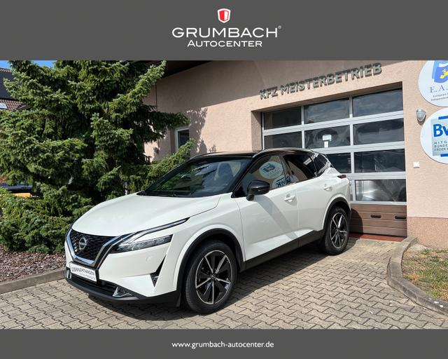 Gebrauchtfahrzeug Nissan Qashqai - 1.3 DIG-T MHEV Xtronic Tekna  Vollausst. AZV abnehmb. Winterr&auml;der 1.Hd. TopZust. Garantie