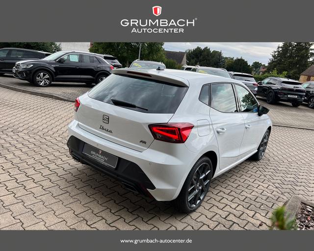 Seat Ibiza FR+ 1.0TSI 85kw DSG 18Zoll FullLED Kessy SafeDrivingXL SideAssist 5Jahre Garantie LightAssist ACC Sitzh. Neues Modell 