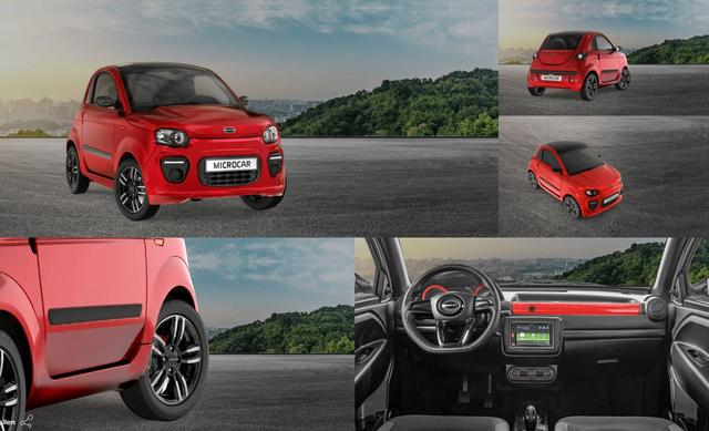 Microcar DUÈ Plus 6 Must DCI Radio Touch, Rückfahrkamera, Freisprecheinrichtung, Carplay Fußmatten, Autofahren ab 15 Jahren 