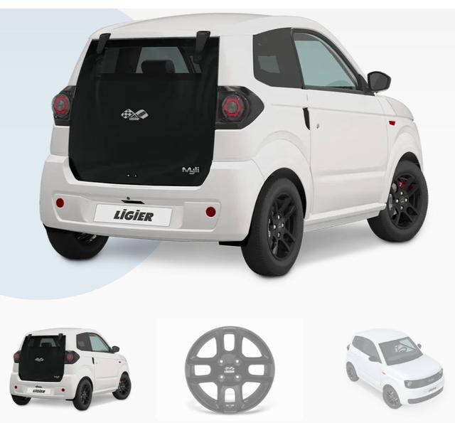 Ligier Myli I.DEAL REVO D+ Trennwand, Fu&szlig;matten Auto ab 15! 