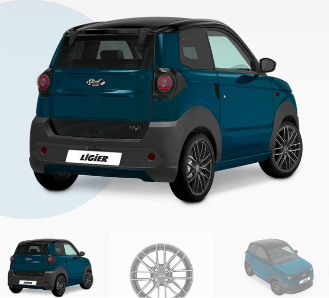 Ligier Myli R.EBEL Revo D+, Trennwand, Servo Fußmatten AUTO ab 15! 