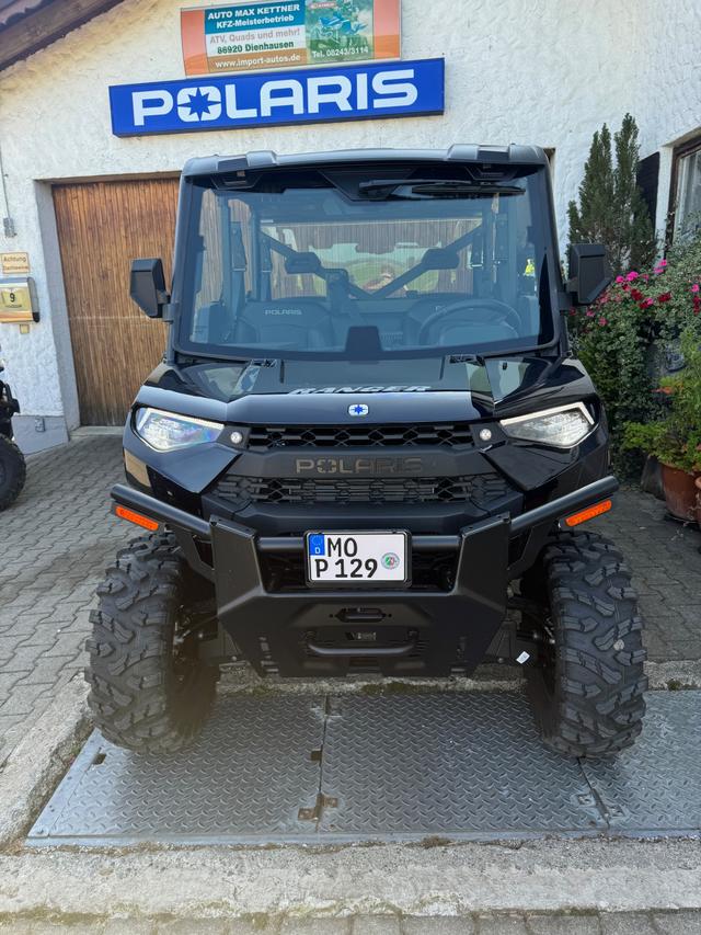 Polaris Ranger XP1000 EPS Crew Premium 4 Sitzer viel Zubehör! Vollkabine, Heizung, Alufelgen, LED-Scheinwerfer, klappbare Beif.Sitzbank... 