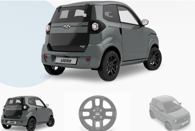 Ligier Myli MAX 100% Elektrisch 11kWh Batterie 3J Garantie! Multimediakit Carplay Servo Fu&szlig;matten Auto ab 15J 