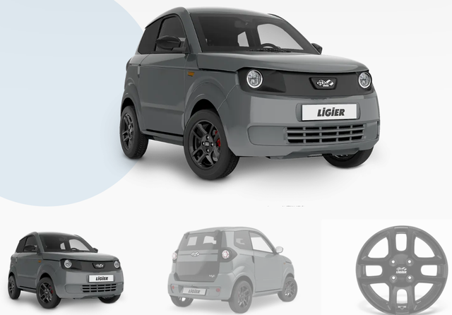 Ligier Myli - MAX 100% Elektrisch 11kWh Batterie 3J Garantie! Multimediakit Carplay Servo Fu&szlig;matten Auto ab 15J