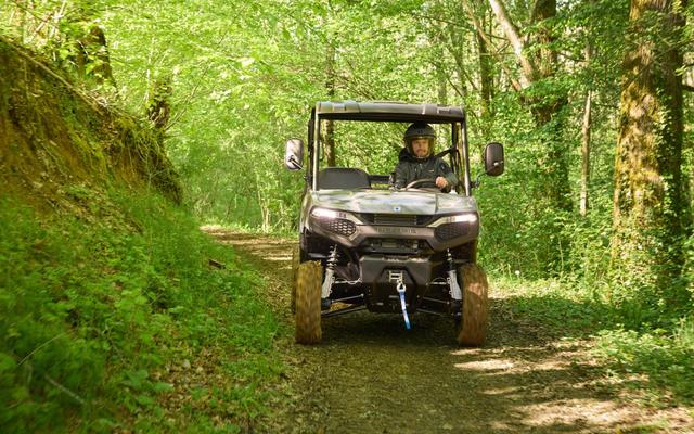 Polaris Ranger 500 Dach, Seilwinde, LED Scheinwerfer, Alufelgen, Turfe Mode, mit Stra&szlig;enzulassung! 