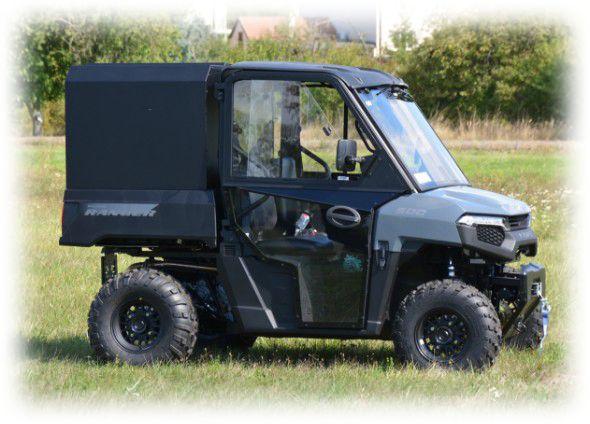 Polaris Ranger 500 - Dach, Seilwinde, LED Scheinwerfer, Alufelgen, Turfe Mode, Stra&szlig;enzulassung! Vollkabine mit Heizung!