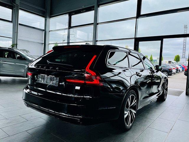 Volvo V90 - R Design ReCharge AWD T8 Pano Sunroof HK 360° StandHZG Leder Navi e-Sitze ACC Rückfahrkam