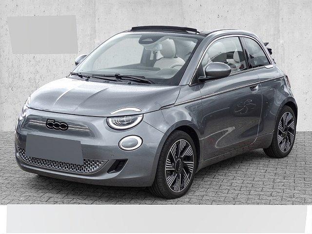 Fiat 500e Cabrio - la Prima Navi Leder Memory Sitze 360 Kamera ACC Apple CarPlay Android Auto