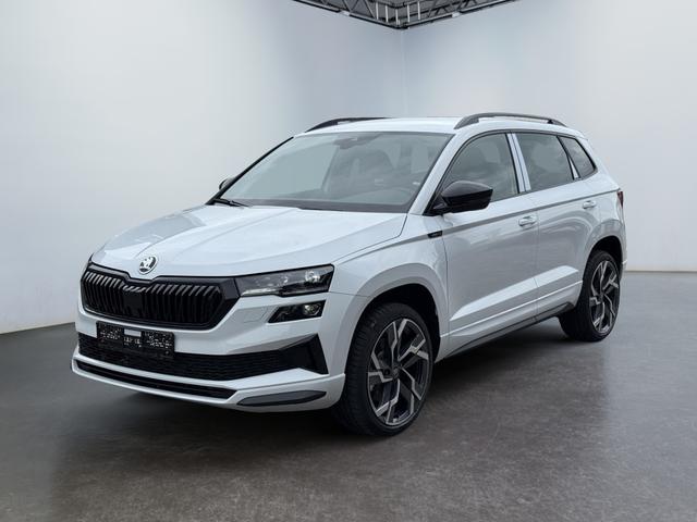Skoda Karoq - Sportline 1,5 TSI DSG 2ZKlimaautomatik Canton Anh&auml;ngerkupplung Totewinkel Assistent 2 x Einparkhilfe Kamera 19 Zoll Felgen adaptiver Tempomat 5J Garantie