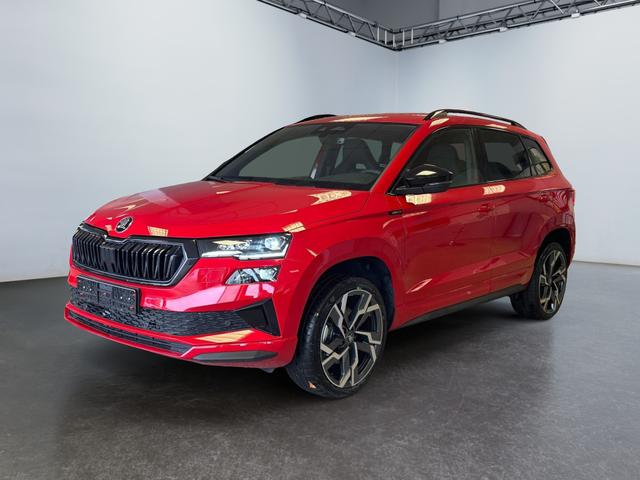 Skoda Karoq - Sportline 1,5 TSI DSG 2ZKlimaautomatik Canton Anh&auml;ngerkupplung Totewinkel Assistent 2 x Einparkhilfe Kamera 19 Zoll Felgen adaptiver Tempomat 5J Garantie