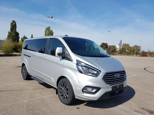 Lagerfahrzeug Ford Tourneo Custom - L2 Titanium X mHEV 150 8 Sitz Klima Vor Hint PDC Temp SHZ LMF Kamera NAVI Xenon Leder AHK 230V