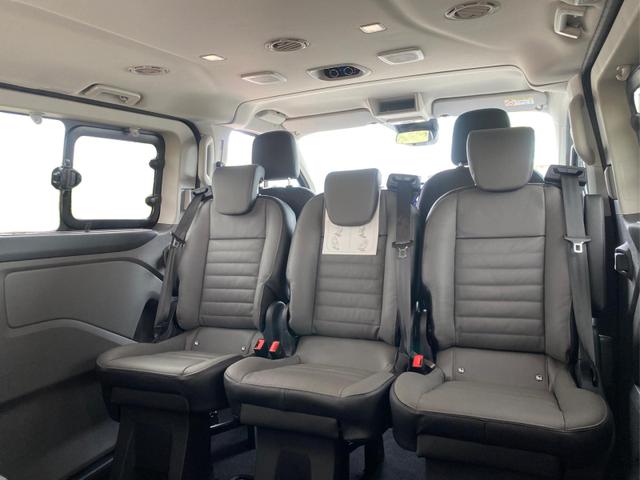 Ford Tourneo Custom L2 Titanium X 150 mHEV 8 Sitz Klima Vor+Hint PDC Temp SHZ LMF Kamera NAVI Leder AHK 230V 