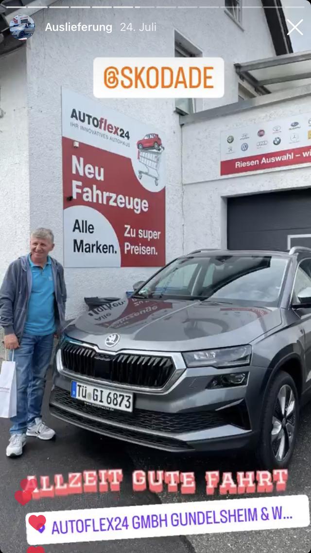 Auslieferung in Gundelsheim #Skoda #Karoq