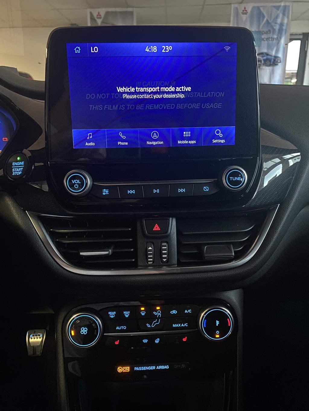 ford puma launch control