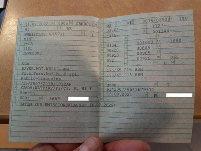 MINI Cabrio One LED PDC Visual Boost 