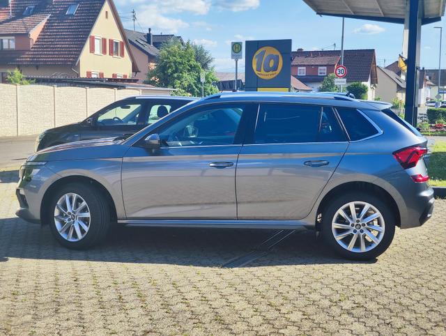 Skoda Kamiq Sondermodell 130 Jahre PREMIUM" 1.5 TSI 150PS DSG/AUTOMATIK, AHK schwenkbar 17" Alu, Elektr. Heckklappe, Kessy, Alarm, SunSet, Toter-Winkel, Virtual Cockpit 10", Parksensoren vorn/hinten, Rückfahrkamera, Sitzheizung, Tempomat, Climatronic, Radio 8" + Wir 