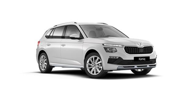 Vorlauffahrzeug Skoda Kamiq - Sondermodell 130 Jahre PREMIUM" 1.5 TSI 150PS DSG/AUTOMATIK, AHK schwenkbar 17" Alu, Elektr. Heckklappe, Kessy, Alarm, SunSet, Toter-Winkel, Virtual Cockpit 10", Parksensoren vorn/hinten, Rückfahrkamera, Sitzheizung, Tempomat, Climatronic, Radio 8"   Wir