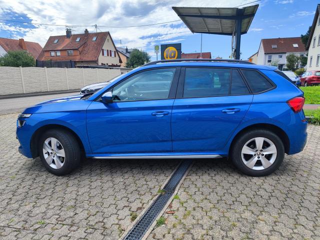 Skoda Kamiq 150PS DSG-Automatik Anhängerkupplung abnehmbar Tempomat Sitzheizung Klimaautomatik-2-Zonen Einparkhilfe hinten Bluetooth Freisprechanlage Android Auto & Apple CarPlay Multifunktions-Lederlenkrad 