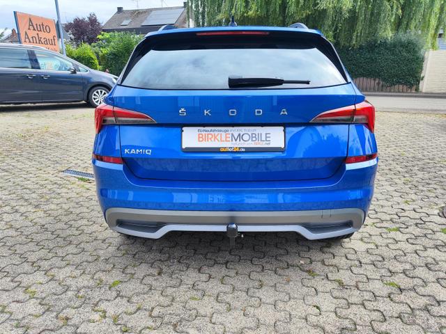 Skoda Kamiq 150PS DSG-Automatik Anhängerkupplung abnehmbar Tempomat Sitzheizung Klimaautomatik-2-Zonen Einparkhilfe hinten Bluetooth Freisprechanlage Android Auto & Apple CarPlay Multifunktions-Lederlenkrad 