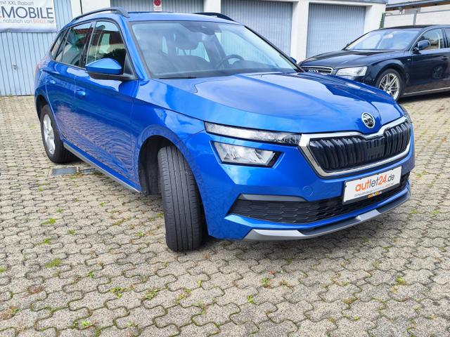 Skoda Kamiq 150PS DSG-Automatik Anhängerkupplung abnehmbar Tempomat Sitzheizung Klimaautomatik-2-Zonen Einparkhilfe hinten Bluetooth Freisprechanlage Android Auto & Apple CarPlay Multifunktions-Lederlenkrad 
