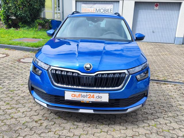 Skoda Kamiq 150PS DSG-Automatik Anhängerkupplung abnehmbar Tempomat Sitzheizung Klimaautomatik-2-Zonen Einparkhilfe hinten Bluetooth Freisprechanlage Android Auto & Apple CarPlay Multifunktions-Lederlenkrad 