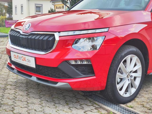 Skoda Kamiq Top Selection TopSelection 150PS DSG Automatik Sitz- und Lenkradheizung Tempomat Einparkhilfe vorne+hinten Rückfahrkamera beheizte Frontscheibe Digitales Tacho 2-Zonen Klimaautomatik LED Scheinwerfer 17 Zoll Leichtmetallfelgen 