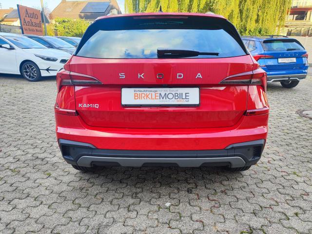 Skoda Kamiq Top Selection TopSelection 150PS DSG Automatik Sitz- und Lenkradheizung Tempomat Einparkhilfe vorne+hinten Rückfahrkamera beheizte Frontscheibe Digitales Tacho 2-Zonen Klimaautomatik LED Scheinwerfer 17 Zoll Leichtmetallfelgen 