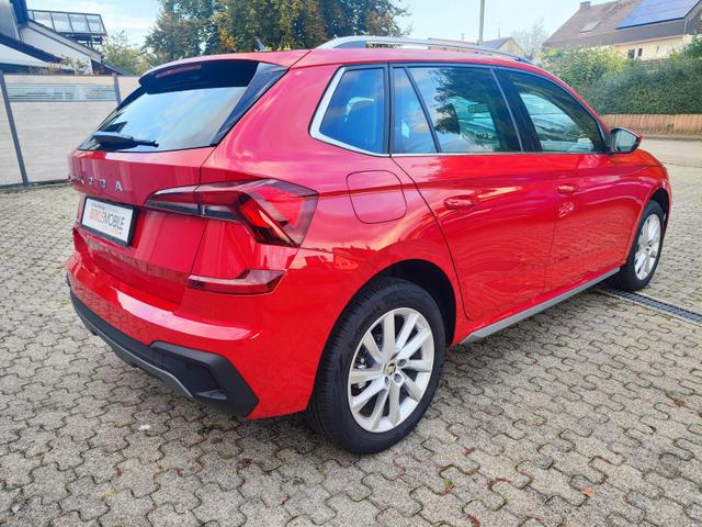 Skoda Kamiq Top Selection TopSelection 150PS DSG Automatik Sitz- und Lenkradheizung Tempomat Einparkhilfe vorne+hinten Rückfahrkamera beheizte Frontscheibe Digitales Tacho 2-Zonen Klimaautomatik LED Scheinwerfer 17 Zoll Leichtmetallfelgen 