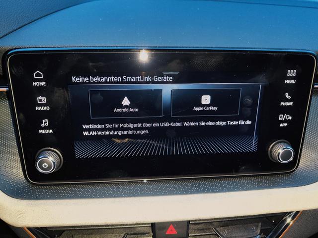 Skoda Kamiq Sondermodell 130 Jahre PREMIUM" 1.5 TSI 150PS DSG/AUTOMATIK, AHK schwenkbar 17" Alu, Elektr. Heckklappe, Kessy, Alarm, SunSet, Toter-Winkel, Virtual Cockpit 10", Parksensoren vorn/hinten, R&uuml;ckfahrkamera, Sitzheizung, Tempomat, Climatronic, Radio 8" + Wir 