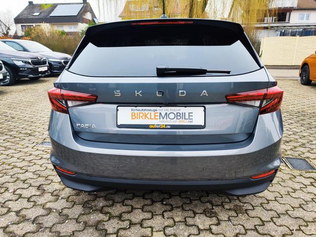 Skoda Fabia Top Selection 115PS DSG Automatik ACC Abstandstempomat Sitz und Lenkradheizung Spurwechselassistent&nbsp; Adaptive Spurf&uuml;hrung Klimaautomatik Einparkhilfe vorne +hinten + R&uuml;ckfahrkamera Gro&szlig;es digitales Tacho 10" KESSY (KeylesGo) LED Scheinwerfer 