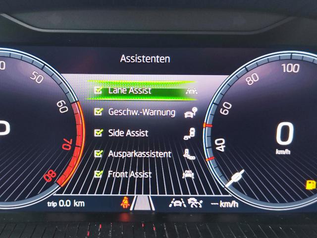 Skoda Fabia Top Selection L 115PS DSG Automatik ACC Abstandstempomat Sitz und Lenkradheizung Spurwechselassistent&nbsp; Adaptive Spurf&uuml;hrung Klimaautomatik Einparkhilfe vorne +hinten + R&uuml;ckfahrkamera Gro&szlig;es digitales Tacho 10" KESSY (KeylesGo) LED Scheinwerfer 