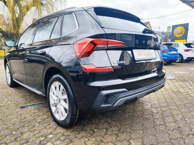 Skoda Kamiq Sondermodell 130 Jahre PREMIUM" 1.5 TSI 150PS DSG/AUTOMATIK, AHK schwenkbar 17" Alu, Elektr. Heckklappe, Kessy, Alarm, SunSet, Toter-Winkel, Virtual Cockpit 10", Parksensoren vorn/hinten, R&uuml;ckfahrkamera, Sitzheizung, Tempomat, Climatronic, Radio 8" + Wir 