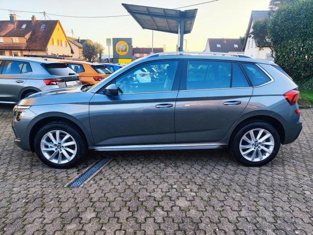 Skoda Kamiq Sondermodell 130 Jahre PREMIUM" 1.5 TSI 150PS AHK schwenkbar 17" Alu, Elektr. Heckklappe, Kessy, Alarm, SunSet, Toter-Winkel, Virtual Cockpit 10", Parksensoren vorn/hinten, R&uuml;ckfahrkamera, Sitzheizung, Tempomat, Climatronic, Radio 8" 