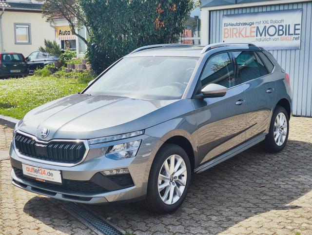Skoda Kamiq - Top Selection 115PS DSG Automatik mit elektrischer Heckklappe Tempomat LED Scheinwerfer Sitzheizung Lenkradheizung Einparkhilfe vorne+hinten R&uuml;ckfahrkamera DAB Radio Kessy Licht und Regensensor