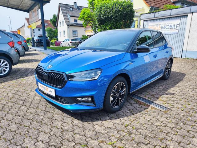 Lagerfahrzeug Skoda Fabia - Monte Carlo 150 PS DSG Automatik ACC Tot-Winkel Spurf&uuml;hrung LED Scheinwerfer Tempomat Einparkhilfe vorne & hinten R&uuml;ckfahrkamera 2-Zonen Klimaautomatik Kessy Alufelgen Zweifarben Lackierung