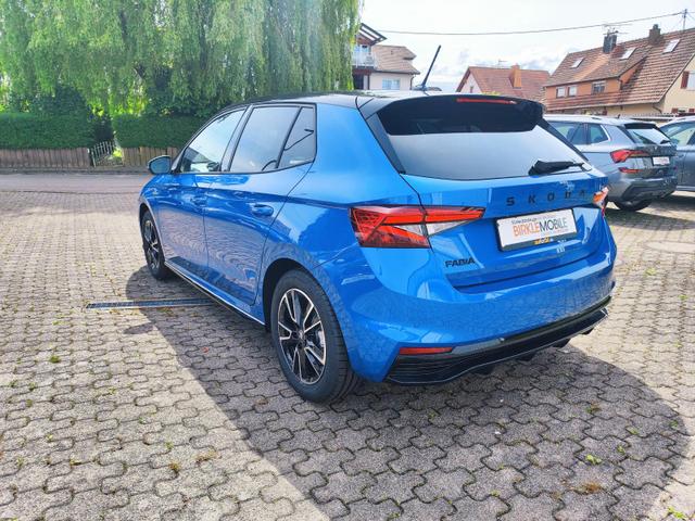 Skoda Fabia Monte Carlo 150 PS DSG Automatik ACC Tot-Winkel Spurf&uuml;hrung LED Scheinwerfer Tempomat Einparkhilfe vorne & hinten R&uuml;ckfahrkamera 2-Zonen Klimaautomatik Kessy Alufelgen Zweifarben Lackierung 